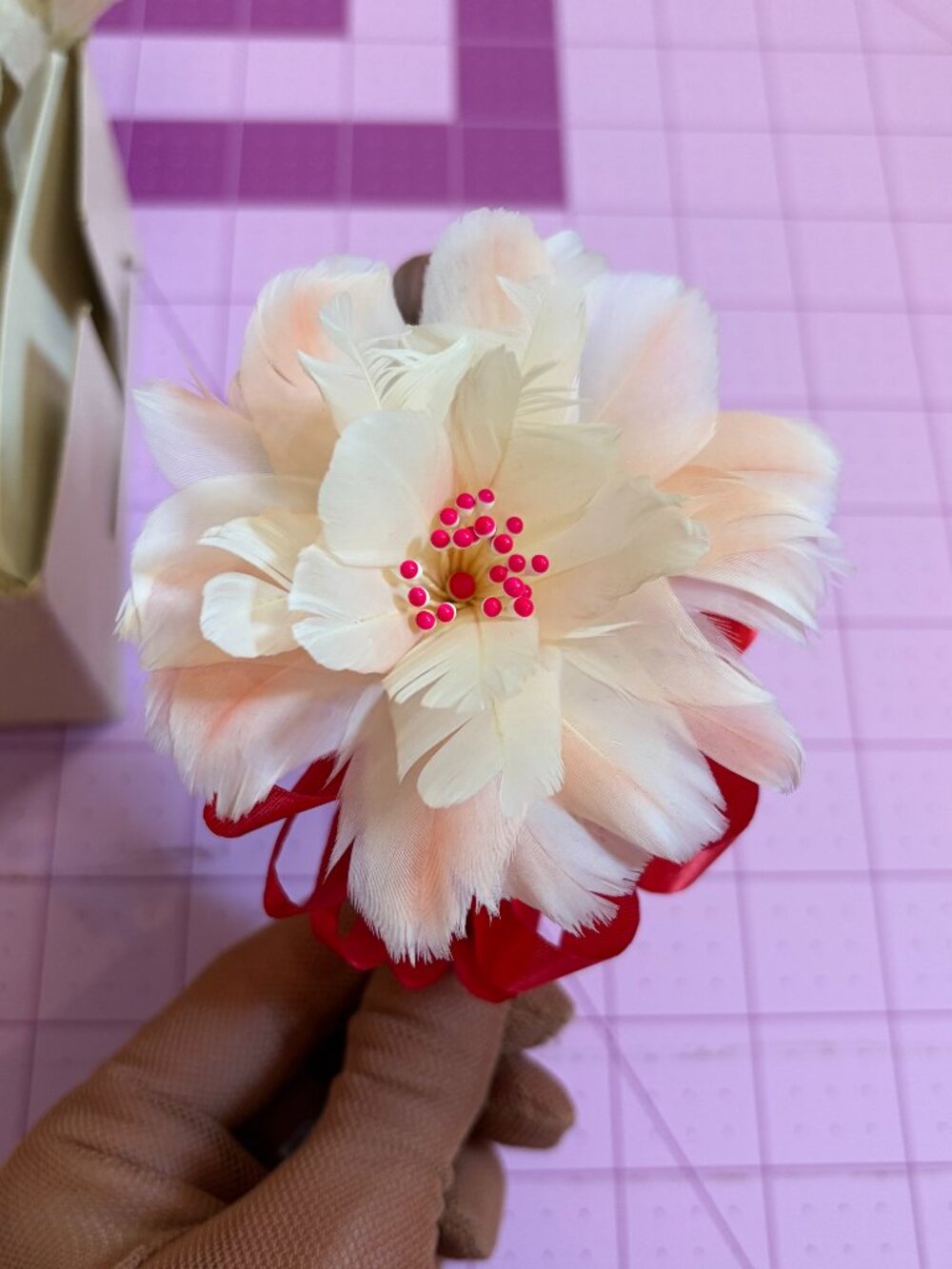 NEW: Pink Flamingo Boutonniere - GREAT FOR PROM OR HOMECOMING